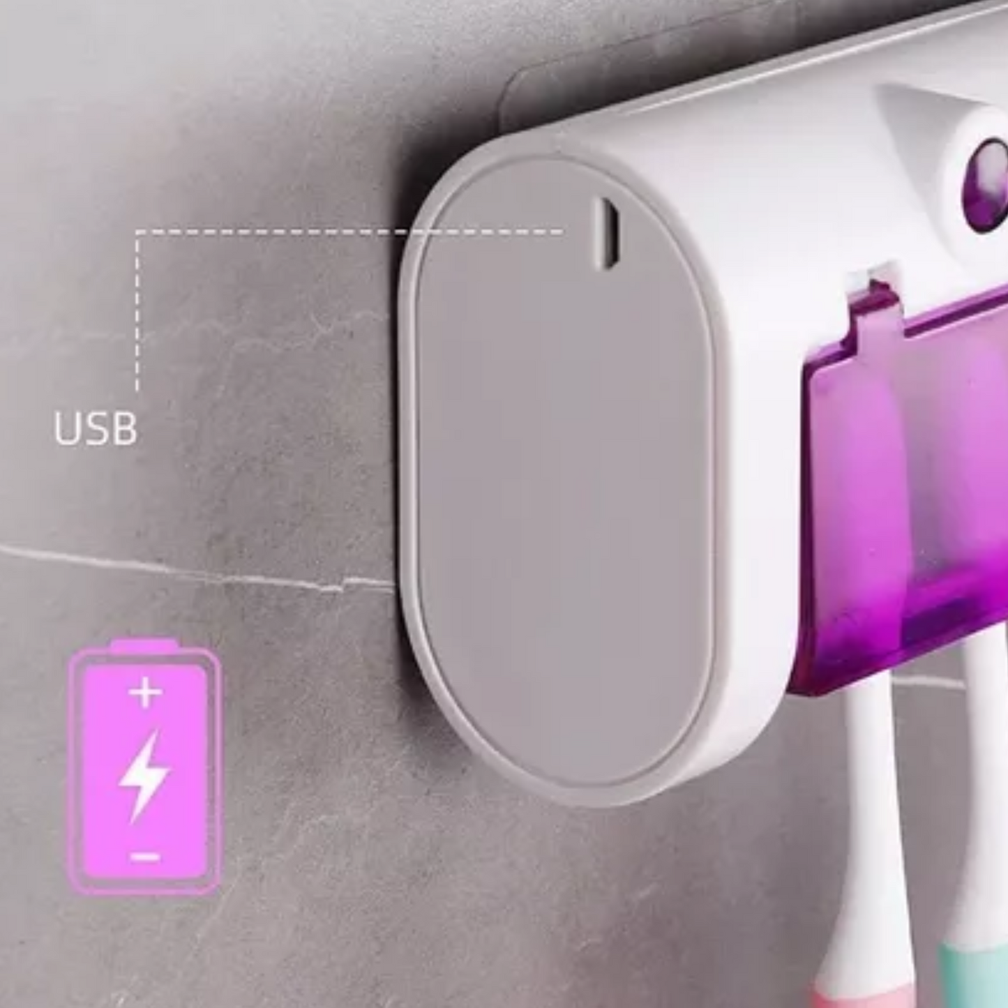 ESTERILIZADOR UV PARA CEPILLO DE DIENTES