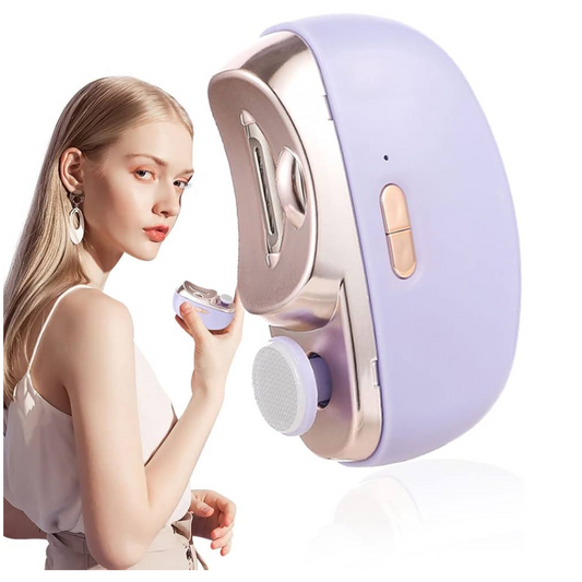 Cortaúñas Eléctrico 2 en 1 Recargable con Pulidora