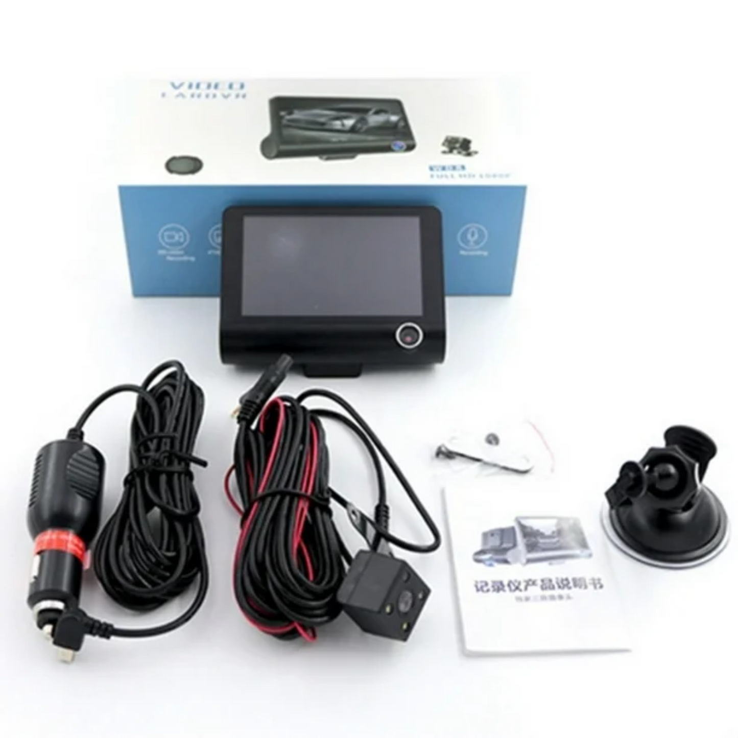 CÁMARA TRIPLE PARA VEHÍCULO