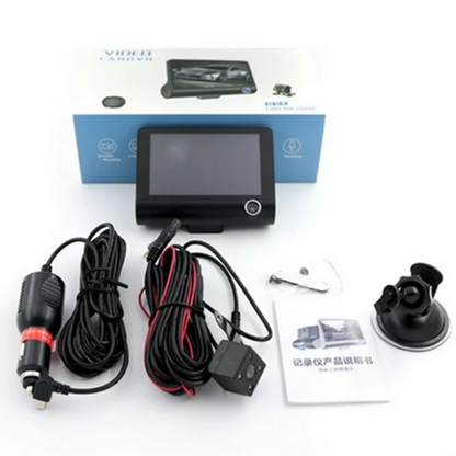 CÁMARA TRIPLE PARA VEHÍCULO