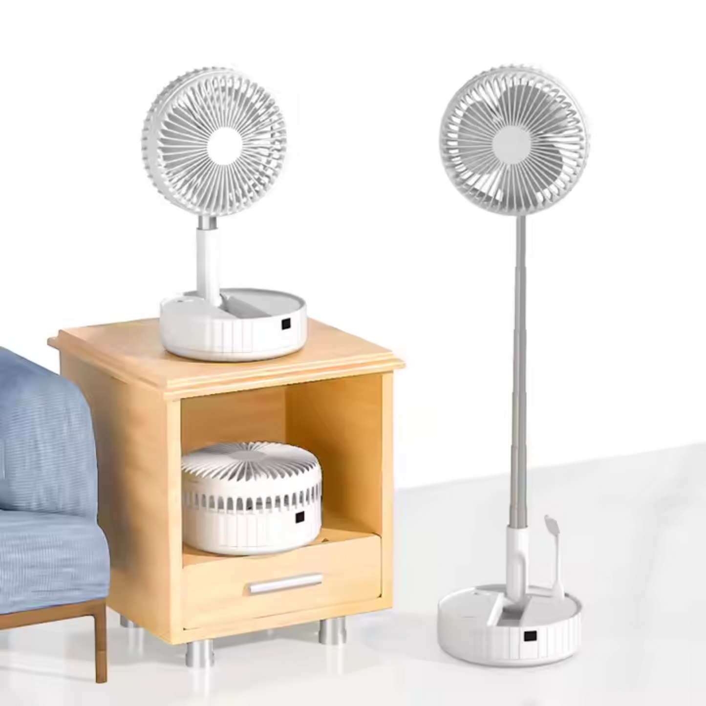 ABANICO RECARGABLE MULTIFUNCIONAL