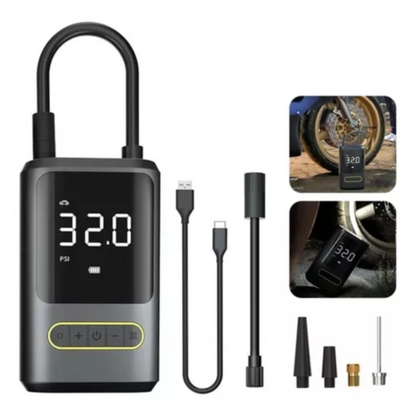 BOMBA DE AIRE PORTATIL RECARGABLE