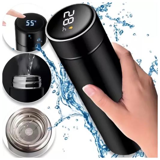 TERMO DE ACERO INOXIDABLE CON PANTALLA LED